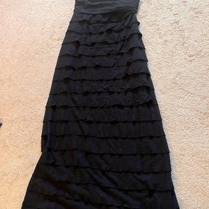 Black maxi skirt